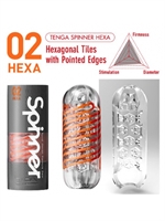 2. Sex Shop, Hexa Spinner Masturbation Sleeve by Tenga