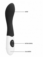 3. Sex Shop, BEND Vibrator black by Shots GC