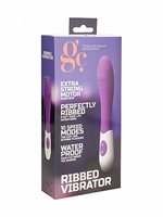4. Sex Shop, RIBBED Vibrator purple by GC
