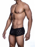 2. Sex Shop, Lace Mini Boy-Short - Malebasics