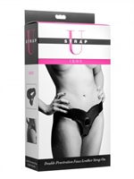 3. Sex Shop, Crave Dual Penetration Strap On by U Strap