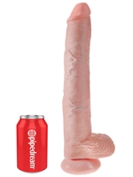 4. Sex Shop, 14'' Cock with balls by King Cock