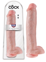 5. Sex Shop, 15'' Cock with balls by King Cock