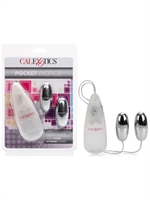 3. Sex Shop, Pocket Exotics Vibrating Double Silver Bullets by California Exotic