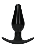2. Sex Shop, Interchangeable Aluminum and Silicone Butt Plug Set in Black by Ouch!