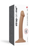 5. Sex Shop, Caramel Dual Density Semi-Realistic Bendable Small Dildo by Strap-on-Me