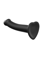 3. Sex Shop, Black Dual Density Semi-Realistic Bendable Small Dildo by Strap-on-Me