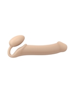 2. Sex Shop, XL Beige Bendable Strapless Strap-On by Strap-on-Me