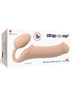4. Sex Shop, XL Beige Bendable Strapless Strap-On by Strap-on-Me