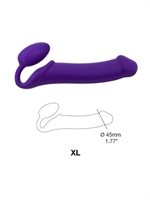 3. Sex Shop, XL Purple Bendable Strapless Strap-On by Strap-on-Me