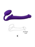 3. Sex Shop, Small Purple Bendable Strapless Strap-On by Strap-on-Me