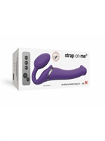 3. Sex Shop, Vibrating Strap-On Purple Medium - Strap-On-Me
