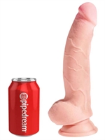 5. Sex Shop, King Cock Plus - Triple Density Dildo with Balls (8 in)