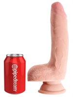 5. Sex Shop, King Cock Plus - Triple Density Dildo with Balls (9 in)