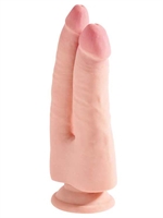 2. Sex Shop, King Cock Plus - Triple Density Dildo with double penetration (9.5 in)