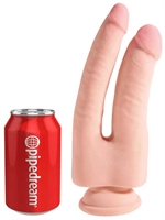 5. Sex Shop, King Cock Plus - Triple Density Dildo with double penetration (9.5 in)