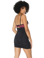 4. Sex Shop, Black and Fuchsia Chemise by Coquette