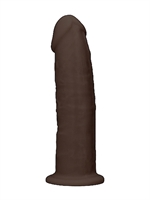 2. Sex Shop, 19.2cm Brown Silicone Dildo Without Balls by Shots