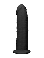 2. Sex Shop, 22.8cm Black Silicone Dildo Without Balls by Shots