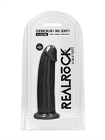 6. Sex Shop, 22.8cm Black Silicone Dildo Without Balls by Shots