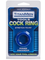 3. Sex Shop, Blue Cockring Titanmen Tools by Doc Jonhson