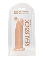 6. Sex Shop, 22.8cm Beige Silicone Dildo Without Balls by Shots