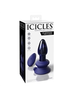 6. Sex Shop, Vibrating Glass Plug Icicles #85