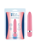 4. Sex Shop, Small Vibrator Pink Caress by Blue Bunny