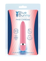 5. Sex Shop, Small Vibrator Pink Caress by Blue Bunny