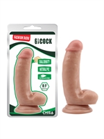 6. Sex Shop, 6.9 Inch Cock - Beige by Fashion Dude