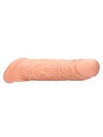 5. Sex Shop, Flesh 8" Penis Sleeve by RealRock
