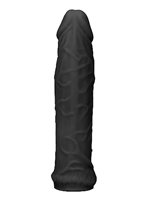 2. Sex Shop, Black 6" Penis Sleeve by RealRock