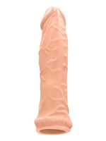 5. Sex Shop, Flesh 6" Penis Sleeve by RealRock