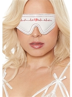 3. Sex Shop, White Nurse Themed Leather Eyemask by Ouch!