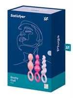 2. Sex Shop, 3-piece set of anal plugs Booty Call by Satisfyer