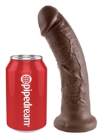2. Sex Shop, King Cock 8" cock brown by Pipedream