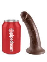 2. Sex Shop, King Cock 6" brown dildo by Pipedream