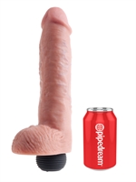 4. Sex Shop, King Cock 11" Squirting Cock with  Balls