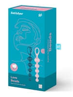 3. Sex Shop, Love Beads by Satisfyer Pink and Blue