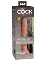 5. Sex Shop, King Cock Elite Dual Density 7" Dildo Light Beige by King Cock