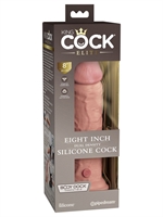 5. Sex Shop, King Cock Elite Dual Density 8" Light Beige Dildo by King Cock