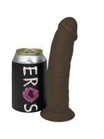 4. Sex Shop, 19.2cm Brown Silicone Dildo Without Balls by Shots