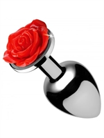 2. Sex Shop, Anal Plug - Red Rose - Medium by Booty Sparks