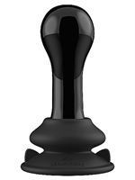 3. Sex Shop, Globy - Glass Vibrator With Suction Cup and Remote by Chrystalino