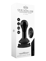 6. Sex Shop, Globy - Glass Vibrator With Suction Cup and Remote by Chrystalino