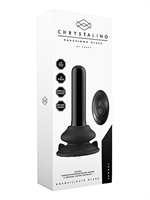 6. Sex Shop, Thumby - Glass Vibrator With Suction Cup and Remote by Chrystalino