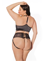 2. Sex Shop, Harness and Panty Set - Black Label Collection by Coquette
