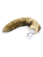 3. Sex Shop, Fox Tail Metal Butt Plug - Small by XBLISS