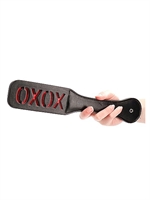 3. Sex Shop, Faux Leather XOXO Impression Paddle by Ouch!