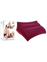 5. Sex Shop, Burgundy Inflatable Position Pillow by Adam and Eve